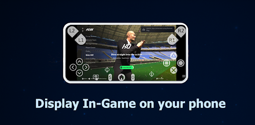 Display in-game on your phone with a virtual PlayStation controller overlay