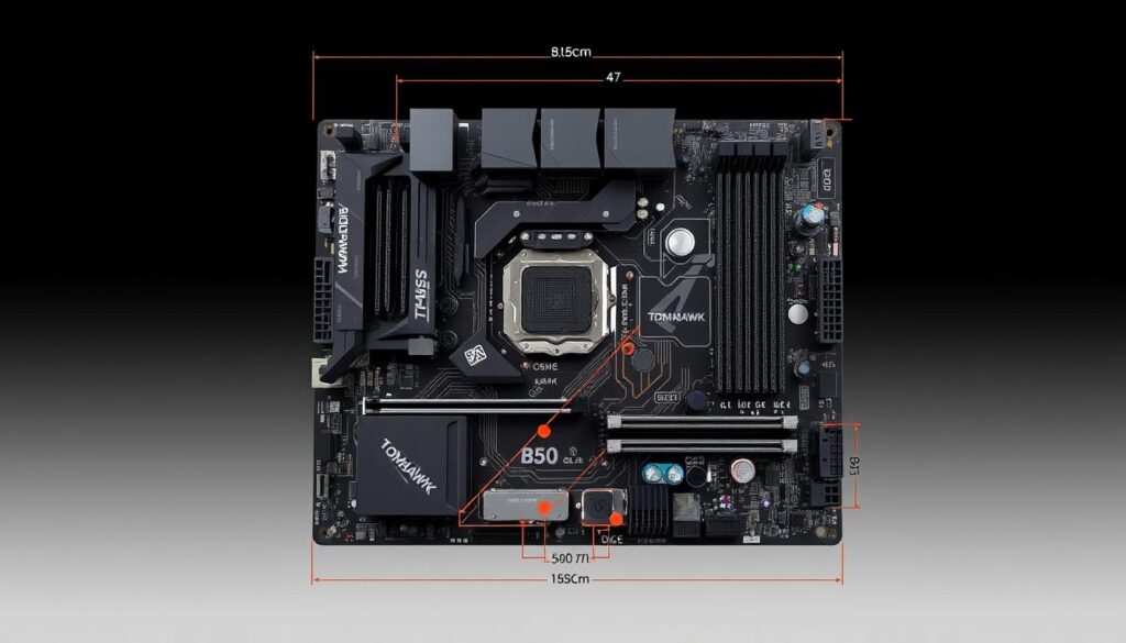 what size motherboard is tomahawk b550